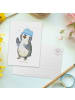 Mr. & Mrs. Panda bildkarte Pinguin Duschen ohne Spruch in Weiß