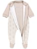 TupTam Baby Unisex Schlafstrampler mit Fuß 3er Pack in beige