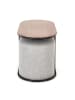 Feldmann-Wohnen Couchtisch Pampa Nussbaum / schwarz / aschgrau 88 / 43 / 49cm
