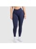 SMILODOX Leggings Cetrina Scrunch in Dunkel Blau