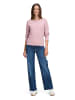 BETTY & CO Strickpullover mit Rundhalsausschnitt in Rose Melange