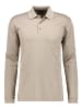 Ragman Poloshirt Jacquard in Beige