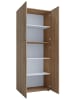 VCM  XL Holz Großer Schuhschrank Schuhkommode Lona 5 in Sonoma-Eiche (Sägerau)