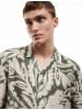 KOTON SHIRTS SS in Khaki Gemustert