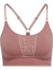 Hummel Hummel Top Hmlmt Yoga Damen Atmungsaktiv Schnelltrocknend Nahtlosen in WITHERED ROSE/ROSE TAN MELANGE