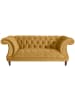 58 aufm Kessel CHESTERFIELD Sofa 2-Sitzer Kaylin Samtvelours mais