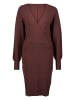 Zero  Strickkleid mit Wickeloptik in Chicory Coffee