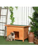 Pawhut Hundehütte L82 x B58 x H58 cm