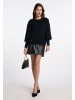 faina Damen Strickpullover in schwarz