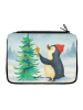 Mr. & Mrs. Panda Federmappe Pinguin Weihnachtsbaum Design ohne S... in Weiß