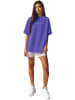 Reichstadt Reichstadt Oversized T-Shirt Damen Brand Stick 23RSW044 Light Purple L