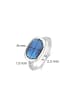 Ti Sento Milano Ring "Crystal blau und Zirkonia" in Silber