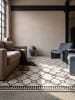 KADIMA DESIGN Teppich Kurzflor Strapazierfähig PERRAN Berber Wohnzimmer Wohnlich in Weiß