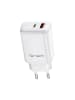 Wisam® Teltech Netzteil GaN3 USB / USB-C 65W + Kabel USB-C - USB-C 1m PD