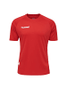 Hummel T-Shirt & Shorts SET Rundhalsausschnitt elastischer Bund in Rot