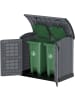 VCM  StoreAway Mülltonnenbox Gartenhaus 1200 L in Grau