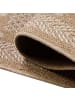KADIMA DESIGN Teppich Outdoor Waschbar Vintage JUNGFRAU Strapazierfähig OEKO-TEX in Beige