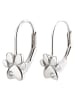 schmuck23 Silber Ohrringe 925 Pfote 0,7 cm x 0,8 cm