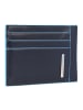 Piquadro Blue Square Kreditkartenetui RFID Leder 11,5 cm in night blue