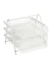relaxdays 8x Dokumentenablage in Weiß - (B)29,5 x (H)26,5 x (T)35,5 cm