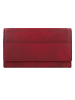 Greenburry Destressed Geldbörse RFID Schutz Leder 18.5 cm deep red