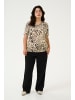 KAFFE curve Strickpullover KClizzy in FeatherG./Black Leopard