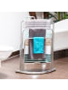 relaxdays Handtuchständer in Silber - (B)66 x (H)85 x (T)20 cm