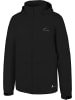 Normani Outdoor Sports Kinder Regenjacke mit Fleecefutter in Schwarz