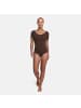 CFAB Figurformender Body mit Slip in Braun