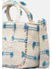 Marc Ellis Handtasche in BEIGE AND BLUE
