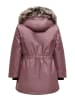 ONLY Carmakoma Langer Parka in Rose Brown