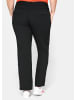 sheego Cargohose in schwarz