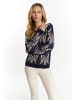 Albee Women Strickpullover in Marine Creme
