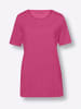 Sieh an! Longshirt in fuchsia