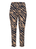 KAFFE curve Hose KCmarca Regular fit in Midnight/Amphora Animal Print