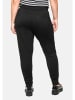 sheego Joggpants in schwarz