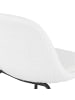 KADIMA DESIGN Barhocker Bouclé-Stoff, Metallgestell, 75cm Sitzhöhe