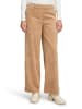BETTY & CO Anzughose mit weitem Bein in Beige