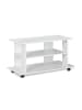 relaxdays TV Board in Weiß - (B)80 x (H)45 x (T)40 cm