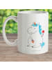 Mr. & Mrs. Panda Kindertasse Einhorn Baby ohne Spruch in Weiß