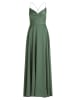 Vera Mont Abendkleid mit Wasserfallausschnitt in Light Aventurine