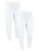 TupTam Mädchen Lange Leggings 2er Pack in weiß
