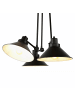 Licht-Erlebnisse Deckenlampe (B)61 x (L)61 x (H)61 cm in SchwarzSchwarz