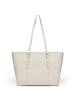 Lazarotti Bologna Leather Shopper Tasche Leder 35 cm in cream