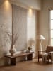 KADIMA DESIGN Flachgewebe-Teppich Ethno Streifen Boho Pflegeleicht in Beige