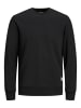 Jack & Jones Basic Sweater Plus Size Sweatshirt Pullover Übergröße JJEBASIC in Schwarz