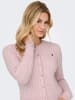 ONLY LS Cable Button Cardigan in Burnished Lilac
