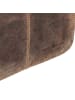 Greenburry Vintage Umhängetasche Leder 20 cm in brown