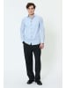 Matinique Langarm - Hemd MAmarc Gerade Passform in Chambray Blue