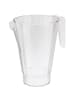 APS Pitcher in Transparent Ø13,5 cm, H: 20 cm,1,5 Liter                  